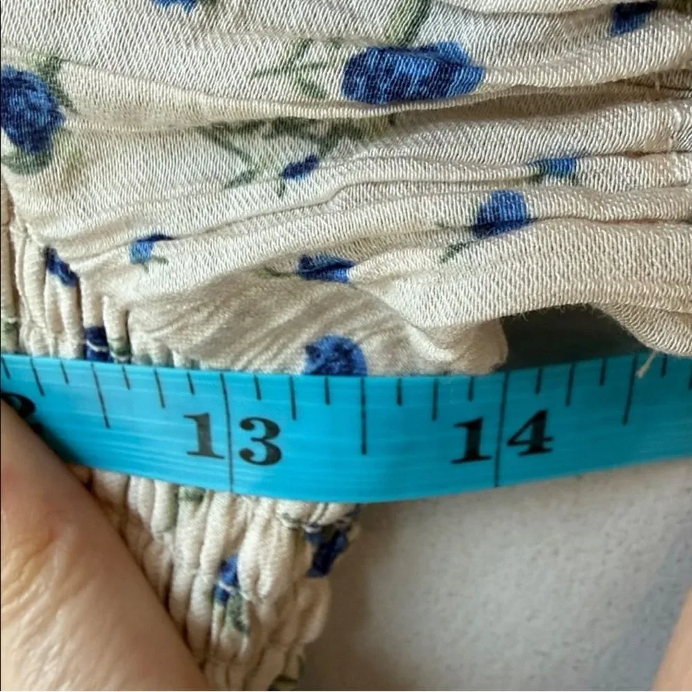 AND NOW THIS Floral Smocked Prairie Tiered Ruffle Maxi Dress - Picture 7 of 9